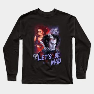 Let's be Mad illustration by BwanaDevilArt Long Sleeve T-Shirt